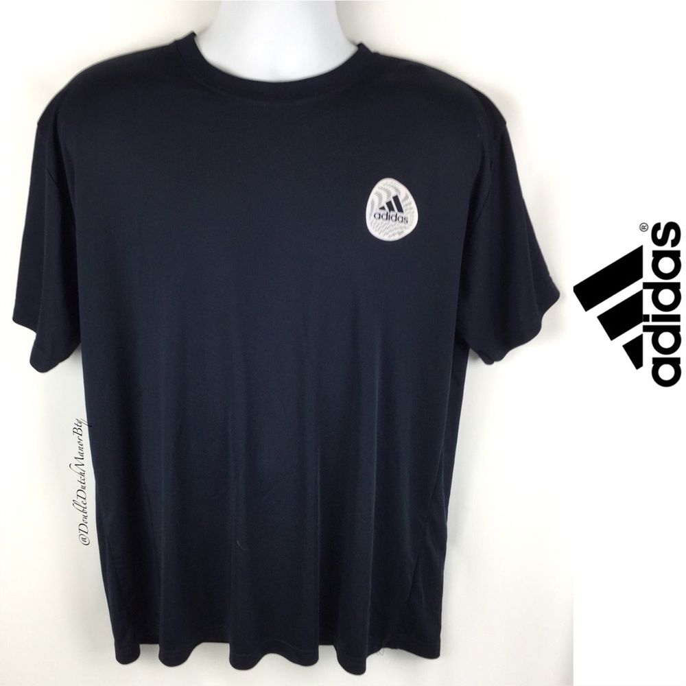 Adidas Climalite Blue Athletic Shirt Weekend Wear